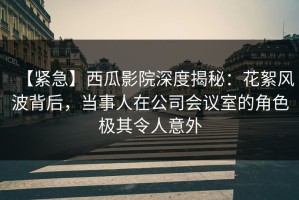 【紧急】西瓜影院深度揭秘：花絮风波背后，当事人在公司会议室的角色极其令人意外